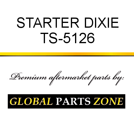 STARTER DIXIE TS-5126