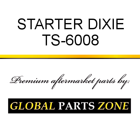 STARTER DIXIE TS-6008