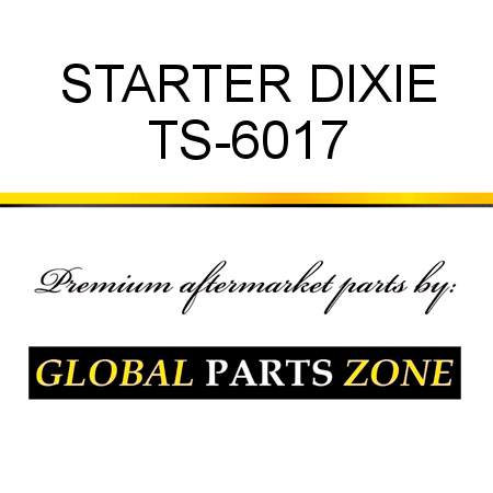 STARTER DIXIE TS-6017