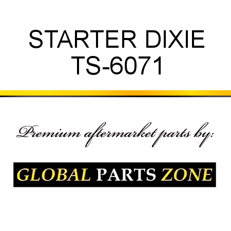 STARTER DIXIE TS-6071