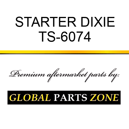 STARTER DIXIE TS-6074