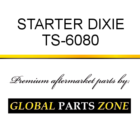 STARTER DIXIE TS-6080