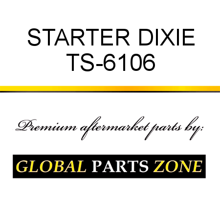STARTER DIXIE TS-6106