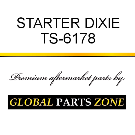 STARTER DIXIE TS-6178