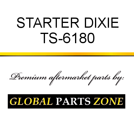 STARTER DIXIE TS-6180