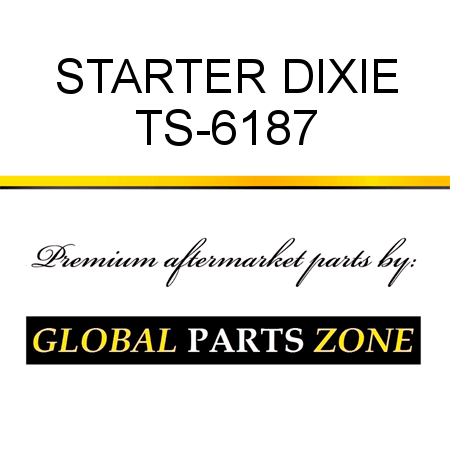 STARTER DIXIE TS-6187