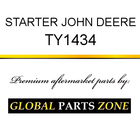 STARTER JOHN DEERE TY1434