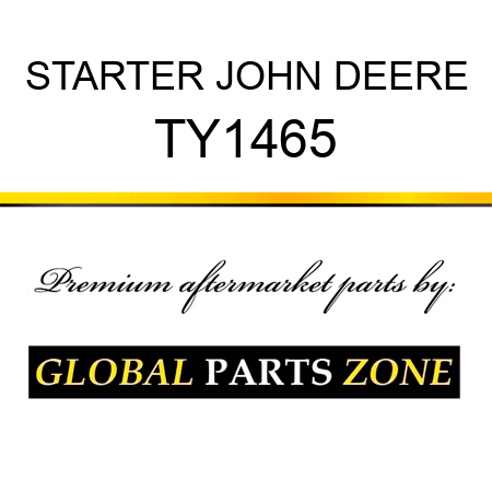 STARTER JOHN DEERE TY1465