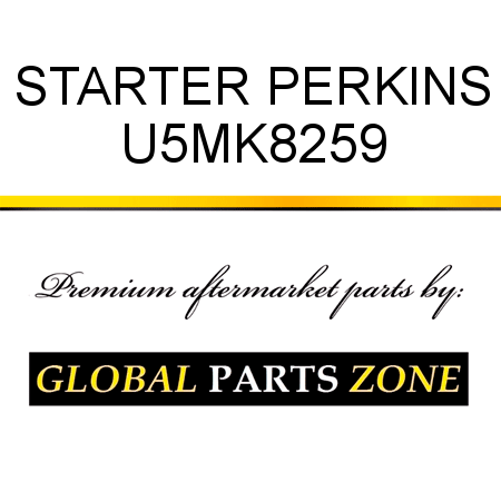 STARTER PERKINS U5MK8259