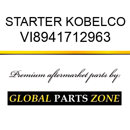 STARTER KOBELCO VI8941712963
