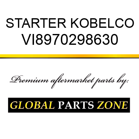 STARTER KOBELCO VI8970298630