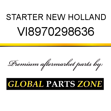 STARTER NEW HOLLAND VI8970298636