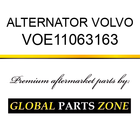 ALTERNATOR VOLVO VOE11063163