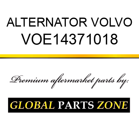 ALTERNATOR VOLVO VOE14371018