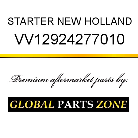 STARTER NEW HOLLAND VV12924277010