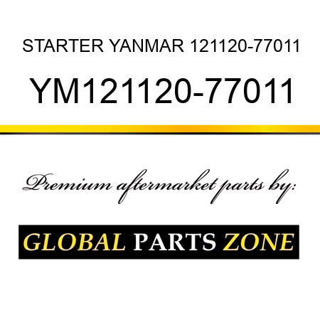 STARTER YANMAR 121120-77011 YM121120-77011