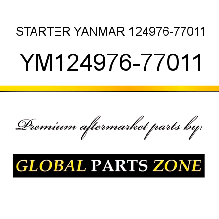 STARTER YANMAR 124976-77011 YM124976-77011