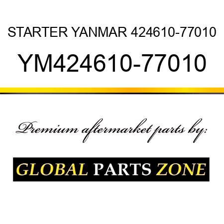 STARTER YANMAR 424610-77010 YM424610-77010