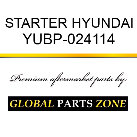 STARTER HYUNDAI YUBP-024114