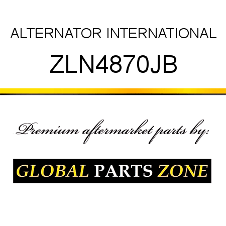 ALTERNATOR INTERNATIONAL ZLN4870JB