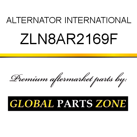 ALTERNATOR INTERNATIONAL ZLN8AR2169F