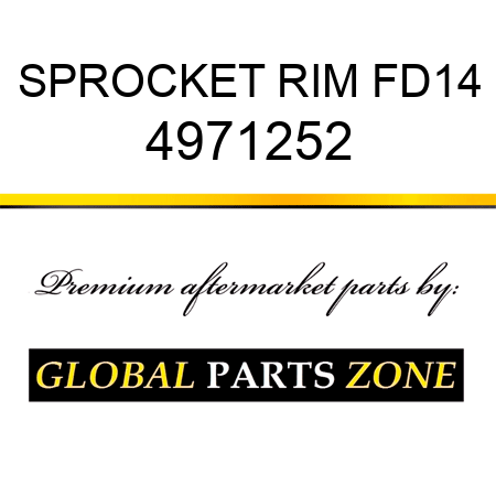 SPROCKET RIM FD14 4971252