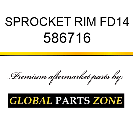 SPROCKET RIM FD14 586716