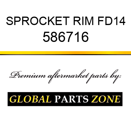 SPROCKET RIM FD14 586716