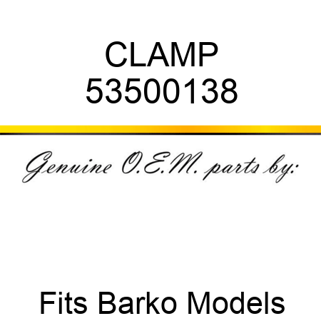 CLAMP 53500138