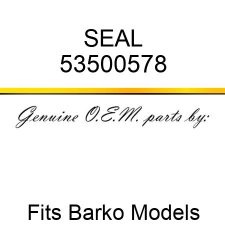 SEAL 53500578