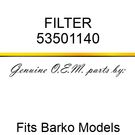 FILTER 53501140