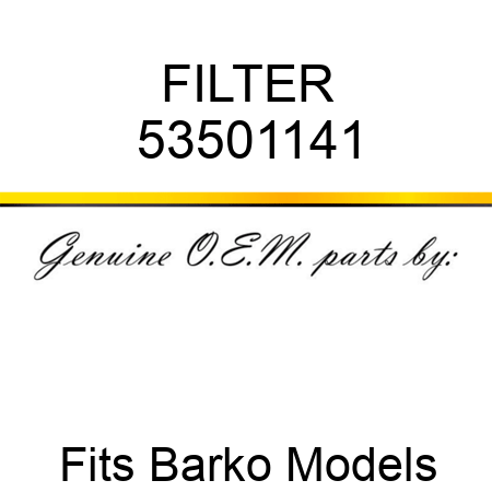 FILTER 53501141