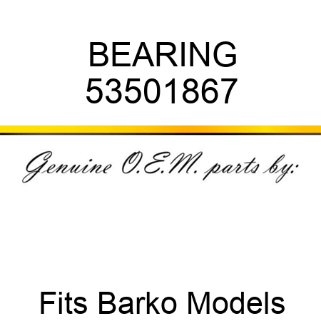 BEARING 53501867