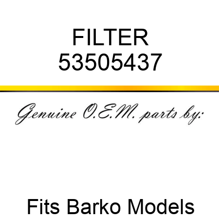 FILTER 53505437