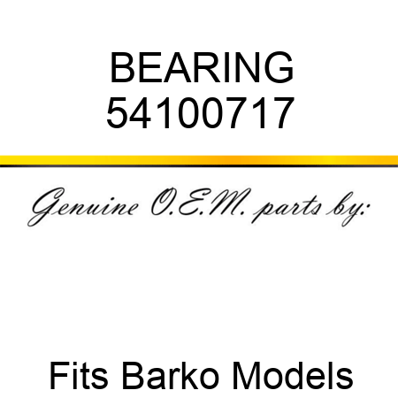 BEARING 54100717