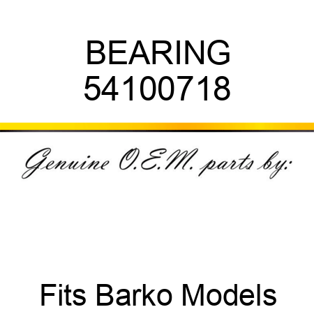 BEARING 54100718