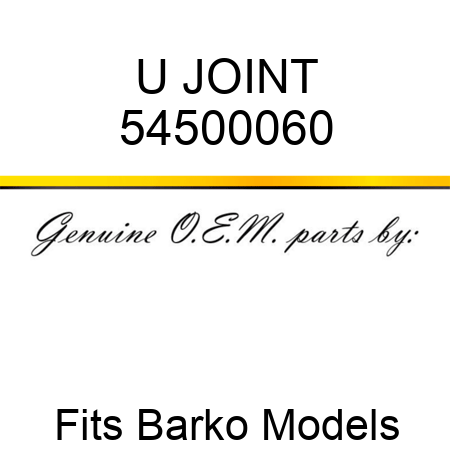 U JOINT 54500060