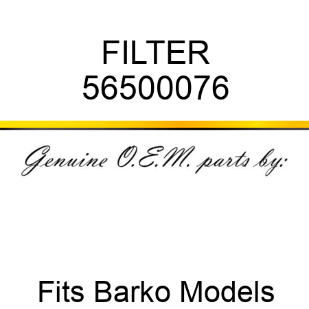 FILTER 56500076