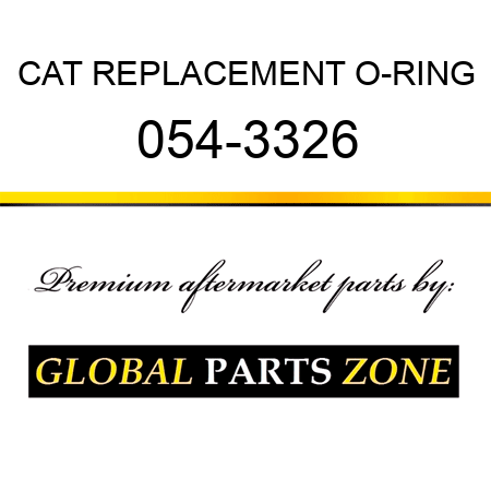 CAT REPLACEMENT O-RING 054-3326