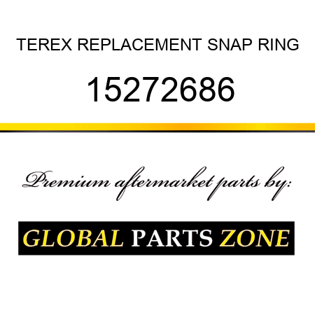TEREX REPLACEMENT SNAP RING 15272686