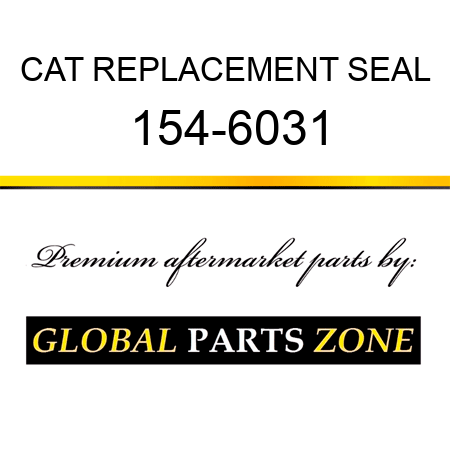 CAT REPLACEMENT SEAL 154-6031