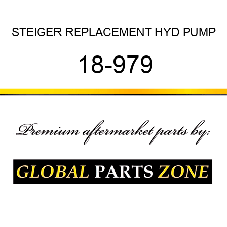 STEIGER REPLACEMENT HYD PUMP 18-979