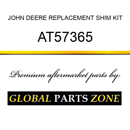 JOHN DEERE REPLACEMENT SHIM KIT AT57365