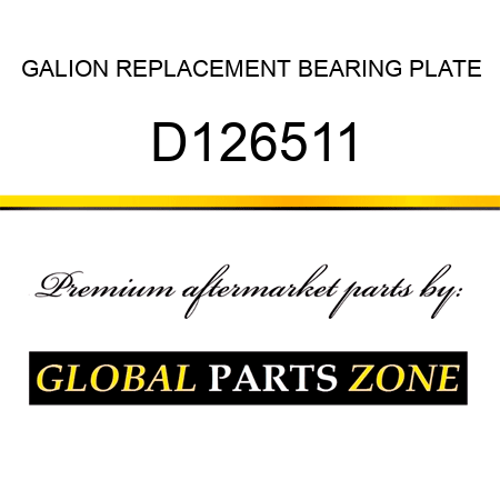GALION REPLACEMENT BEARING PLATE D126511