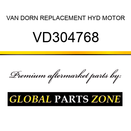 VAN DORN REPLACEMENT HYD MOTOR VD304768