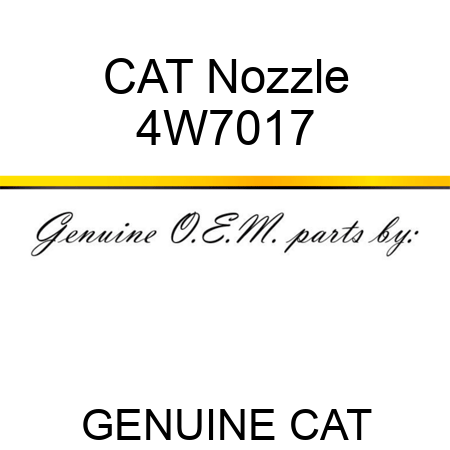 CAT Nozzle 4W7017