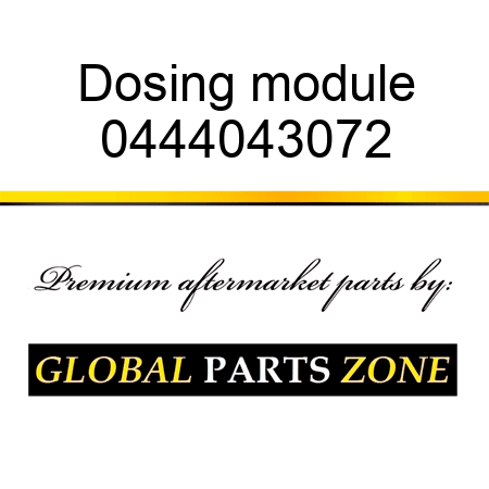 Dosing module 0444043072