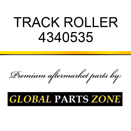 TRACK ROLLER 4340535