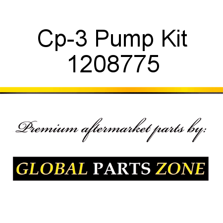 Cp-3 Pump Kit 1208775