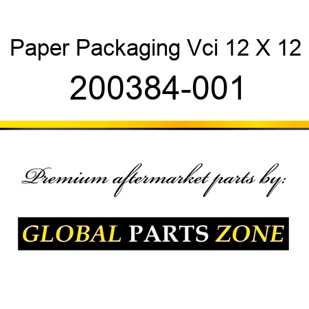 Paper, Packaging, Vci, 12 X 12 200384-001
